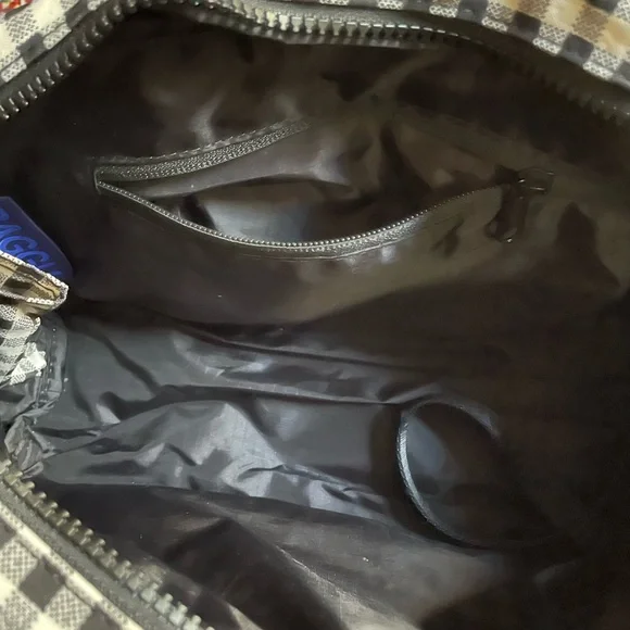 BAGGU Gingham Black and White Nylon Bowler - smaller version 🩷 - Picture 5 of 5